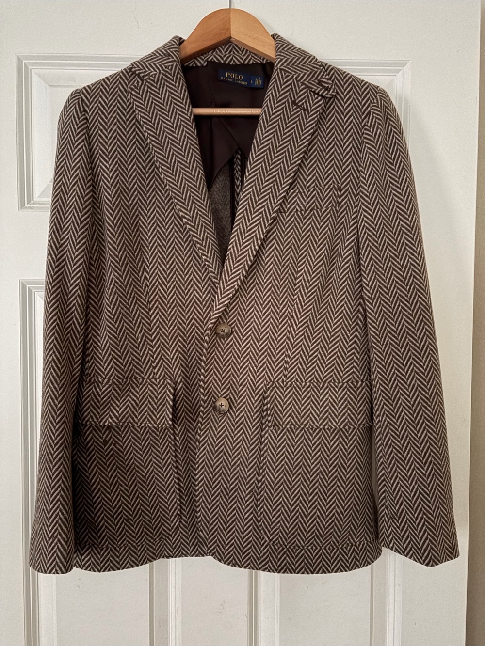 Ralph Lauren women’s Brown Herringbone blazer